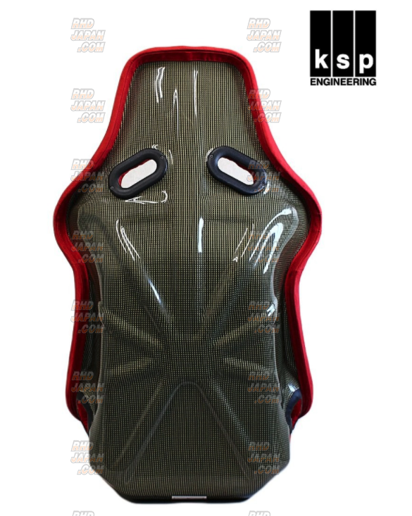 Attain KSP NSX-R Type Full Bucket Seat Carbon Kevlar Red - NSX NA1
